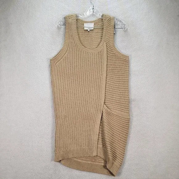 goldray cosima knit midi dress Sunkissed Curve Knit Midi Dress in Ivory | Size: XS | Knit Fabric main image 1